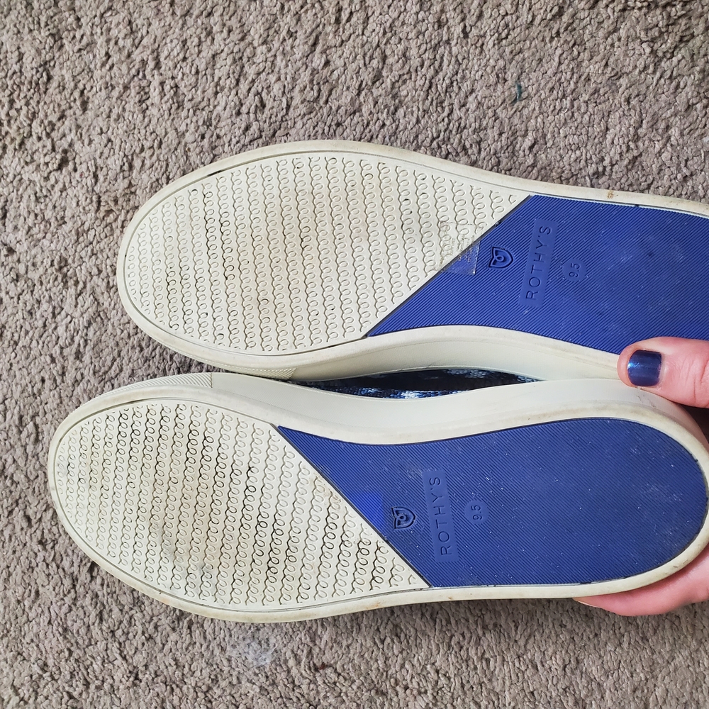 Rothy's x Butcher's Daughter Indigo Shibori Shoes - Picture 4 of 4